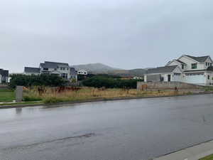 View of road with a mountain view