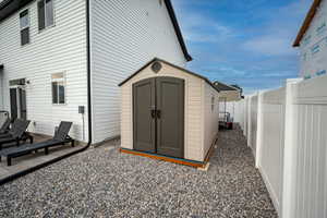 View of outbuilding