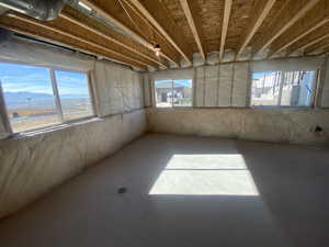 Basement with plenty of natural light