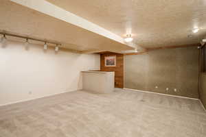 Large basement room with wet bar!