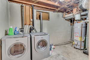 Laundry area and utility room