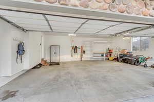 Garage with a carport