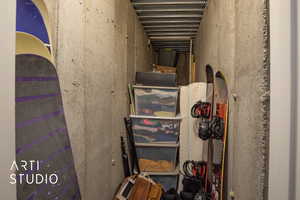 View of storage room