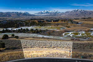 Mountain view with a water view