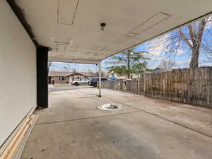 View of patio