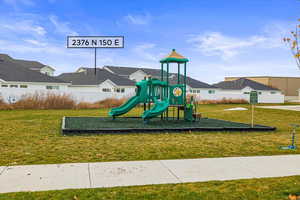 Playground and open space right out the back door!