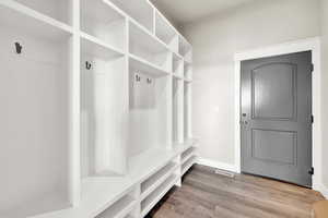 Mud room with Storage Lockers