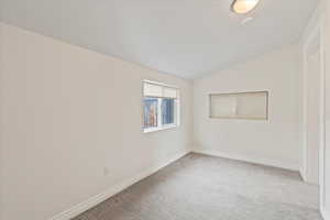 Smaller main floor bedroom, located off family room