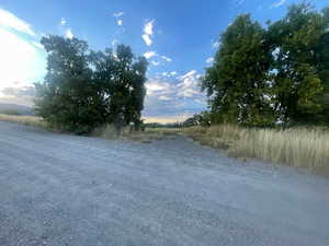 View of road - East of property