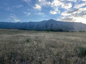 View of mountain feature featuring a rural view