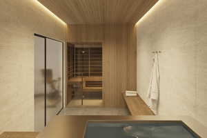 View of sauna / steam room