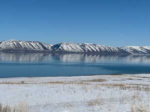 Water view featuring a mountain view