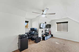 This flexible space makes for a perfect game room, office, media room, den, family room or exercise room.