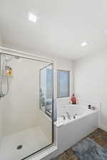 Or shower in the spacious bright shower.