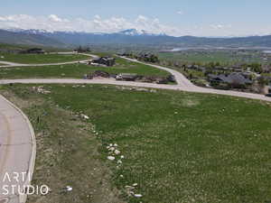 Mountain view featuring a rural view