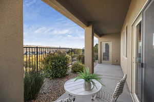 View of patio