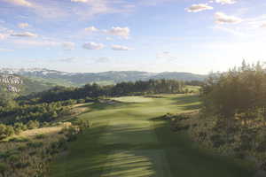 View of community featuring a mountain view