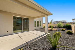 View of patio