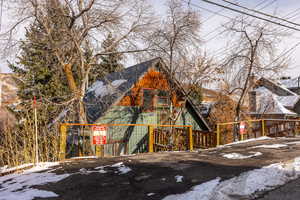 View of snowy exterior