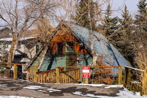 View of snow covered exterior