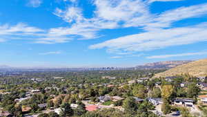 Bird's eye view featuring valley views