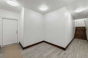 Entrance from Garage into Basement!Additional Basement Storage Area!