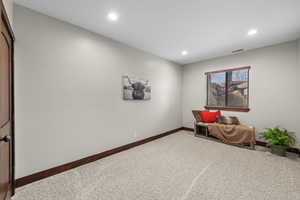 2nd Guest Bedroom Downstairs w/ Rock Landscape Well!