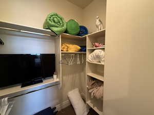 View of spacious closet