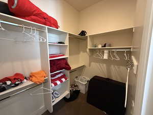 View of spacious closet