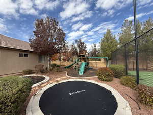 View of jungle gym