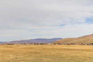 Mountain view featuring a rural view