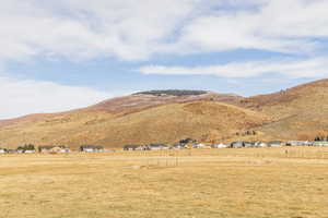 Mountain view with a rural view