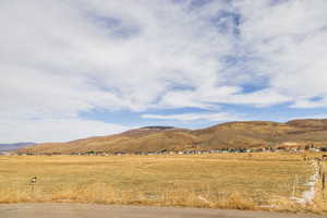 View of mountain feature featuring a rural view