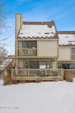 View of front of home with a balcony