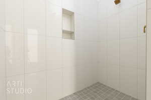 Bathroom with a shower