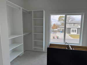 View of spacious closet