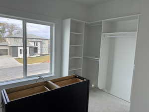 Unfurnished bedroom featuring a closet