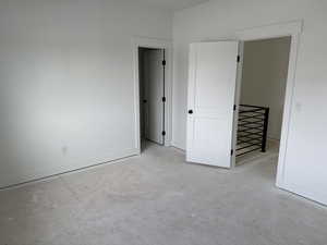 View of spare room