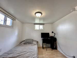 Bedroom featuring light hardwood / wood-style floors