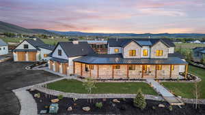 View of front facade with beautiful mountain views