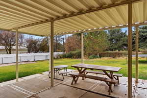 View of patio