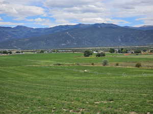 Property view of mountains featuring a rural view