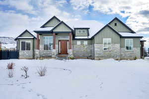 View of craftsman-style home