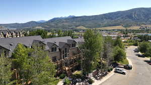 View of mountain background