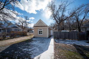 View of back of property