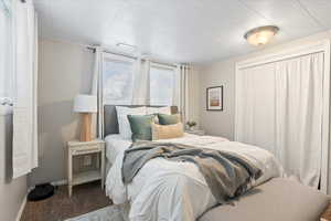 Bedroom featuring carpet flooring