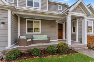 Front Porch with Mountain Views