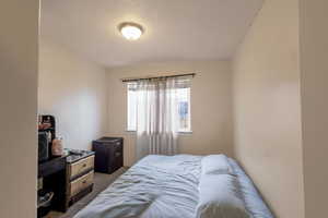 Bedroom featuring carpet floors