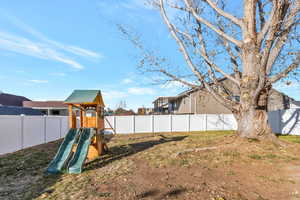 View of jungle gym