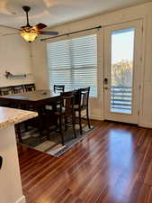 Dining area and deck